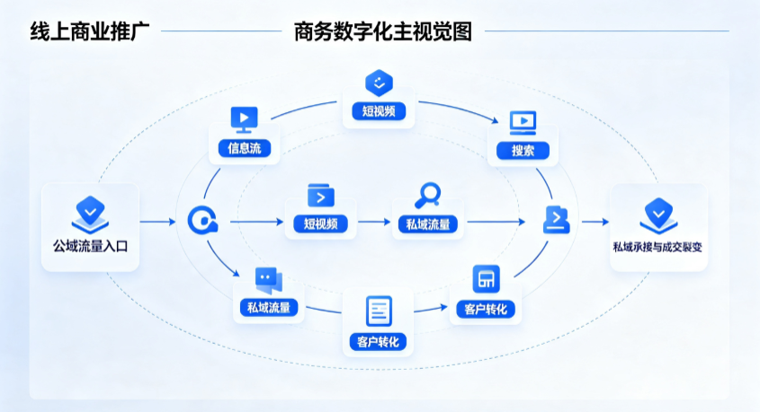 宜城市线上商业推广怎么做？全域流量闭环搭建与低成本转化实战指南